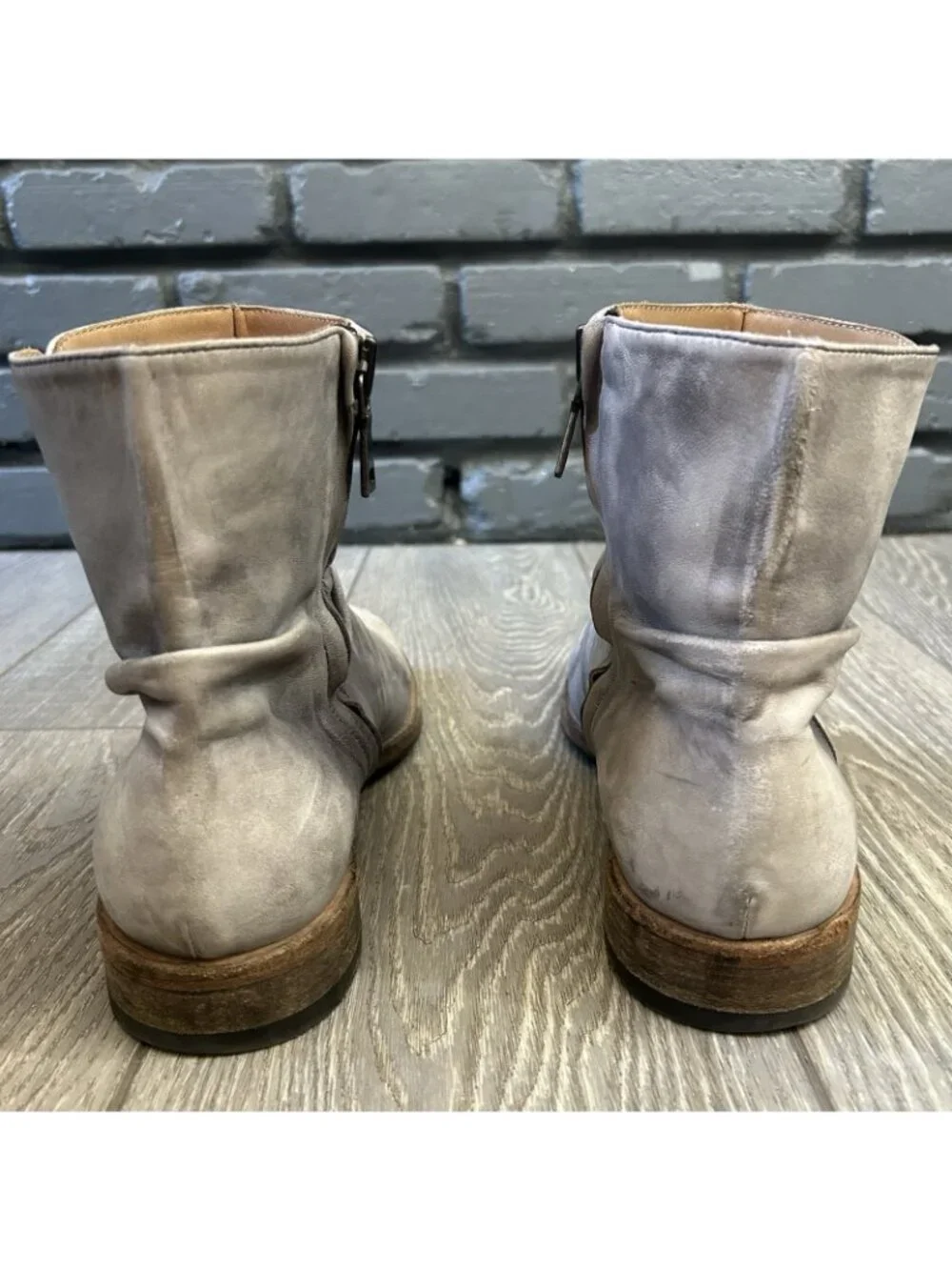 John Varvatos Handmade Italy Morrison Sharpei Ankle Boots Mens 10